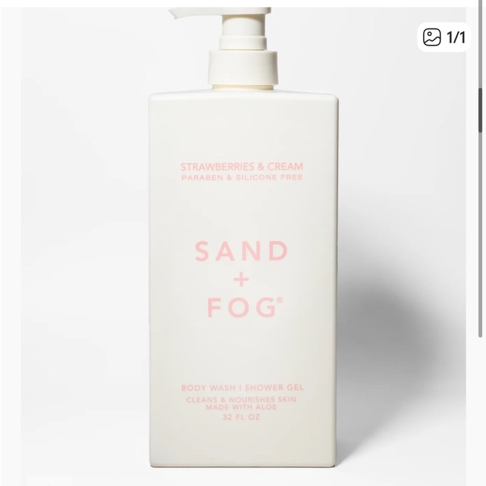 Strawberries and cream body wash